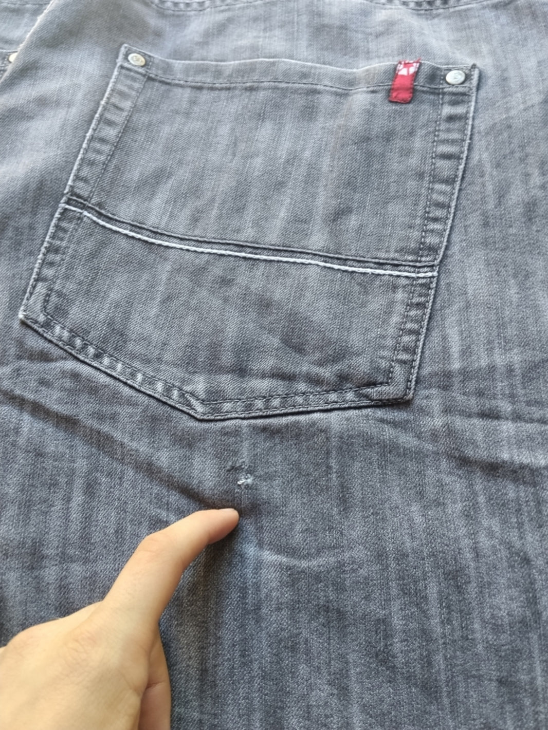 Southpole W46 Red Tab Rainwash Y2k Baggy Jeans