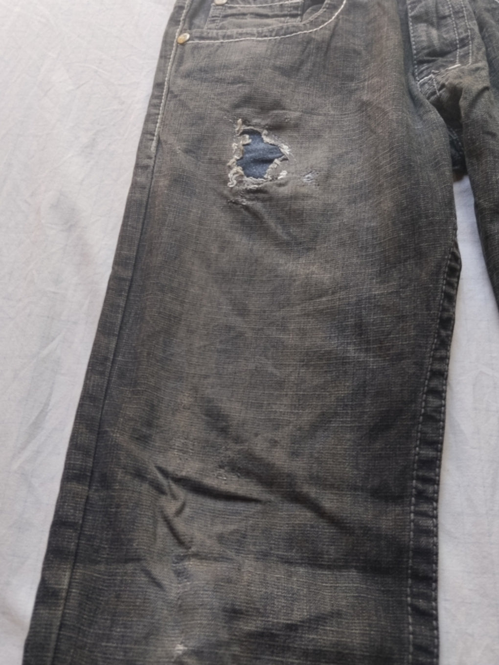 Southpole W32 Premium Baggy Jeans Y2k Embroidered