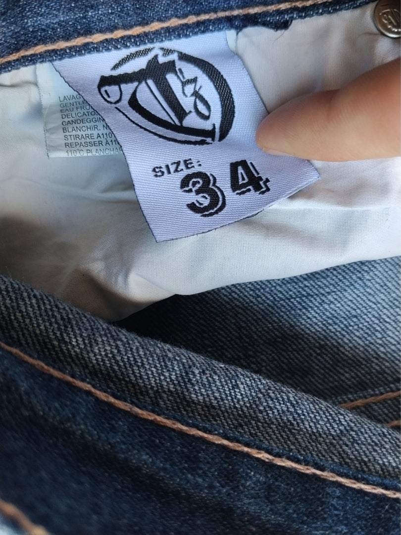 Townz W34 Baggy Jeans Y2k Vintage Graphic