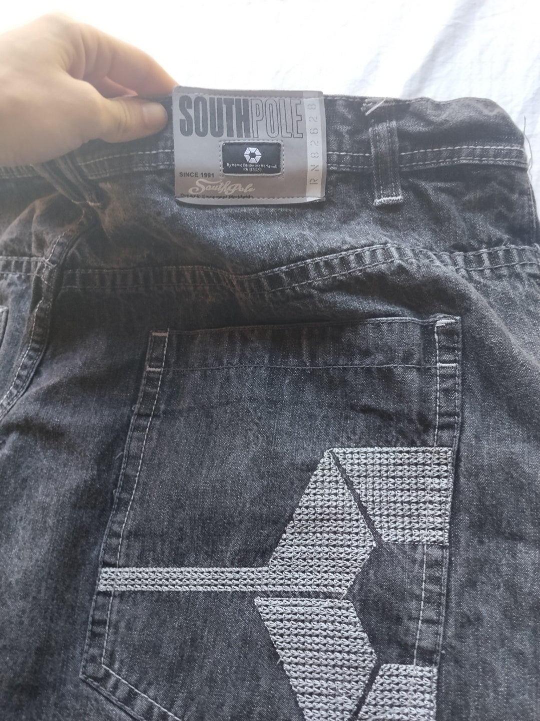 Southpole W50 Black Tab Baggy Jeans Y2k
