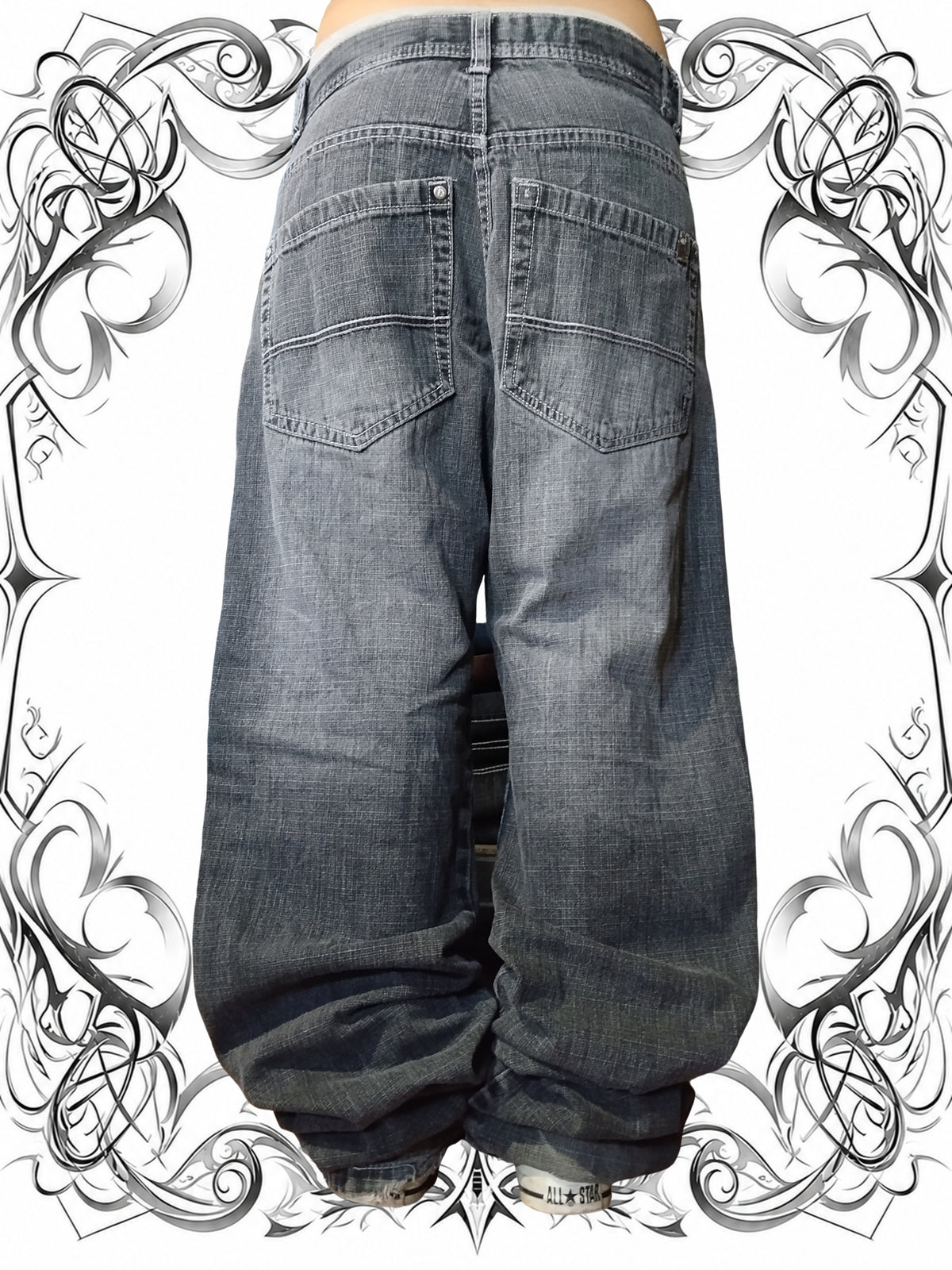 Southpole W32 Brown Tab Baggy Jeans Y2k Vintage
