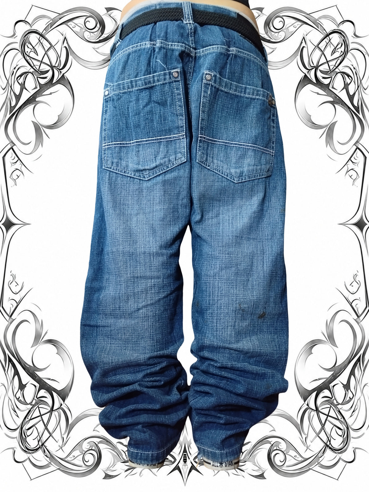 Southpole W38 Brown Tab Y2k Vintage Baggy Jeans