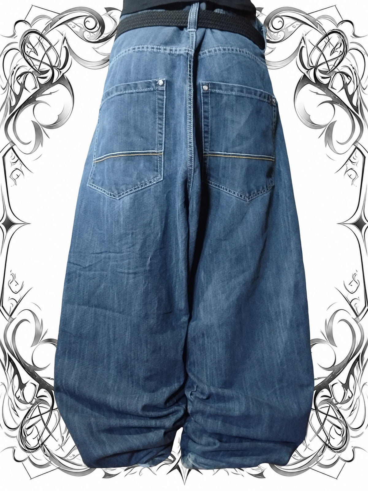 Southpole W50 Brown Tab Baggy Jeans Y2k