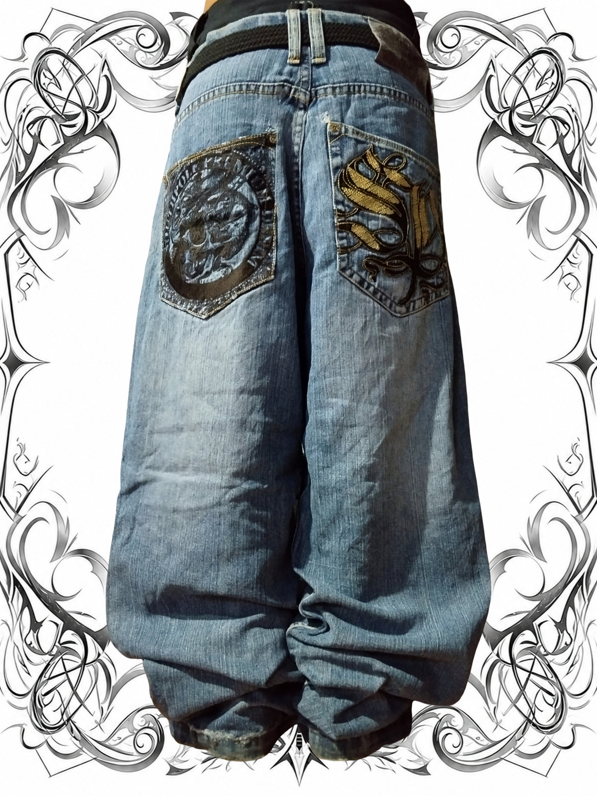 Southpole W36 Premium Baggy Jeans Y2k Vintage