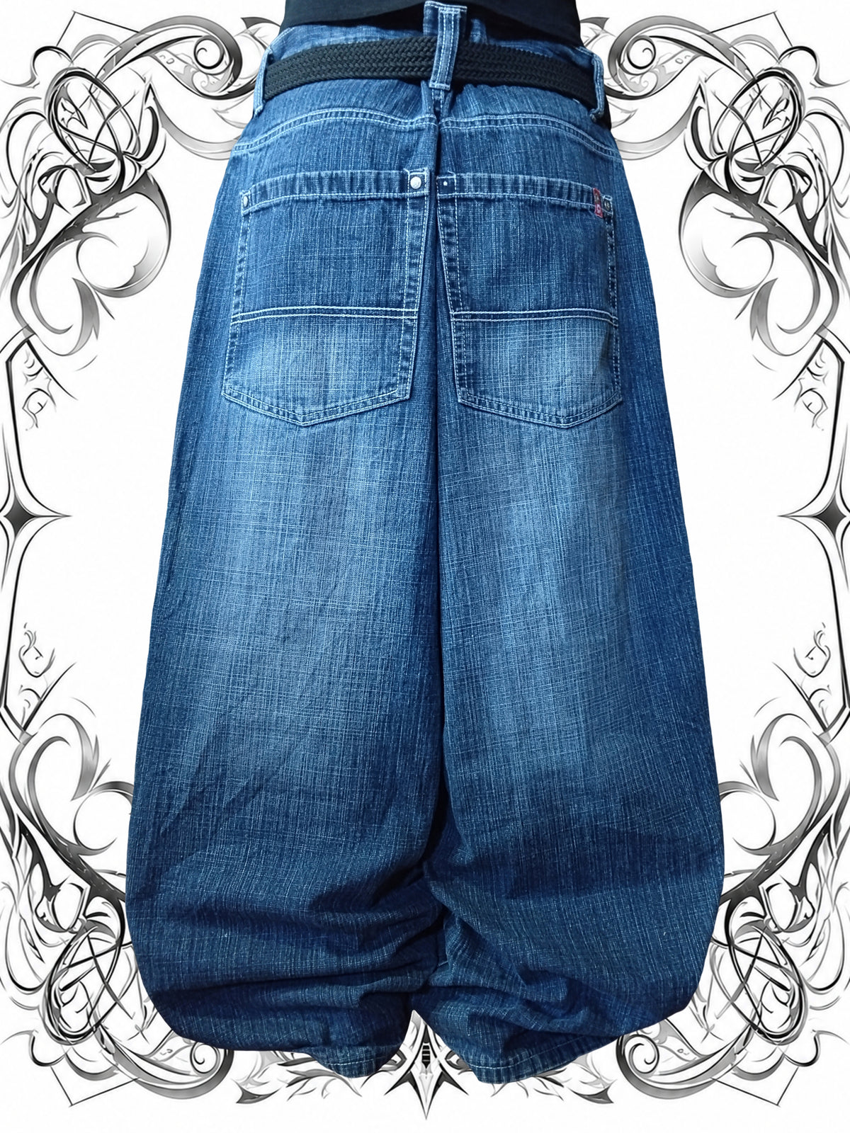 Southpole W42 Red Tab Baggy Jeans Y2k Vintage