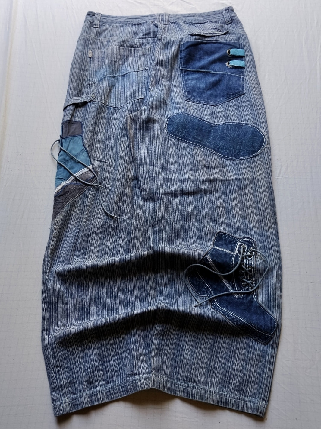 Raw Blue W38 Timbs Baggy Jeans Y2k