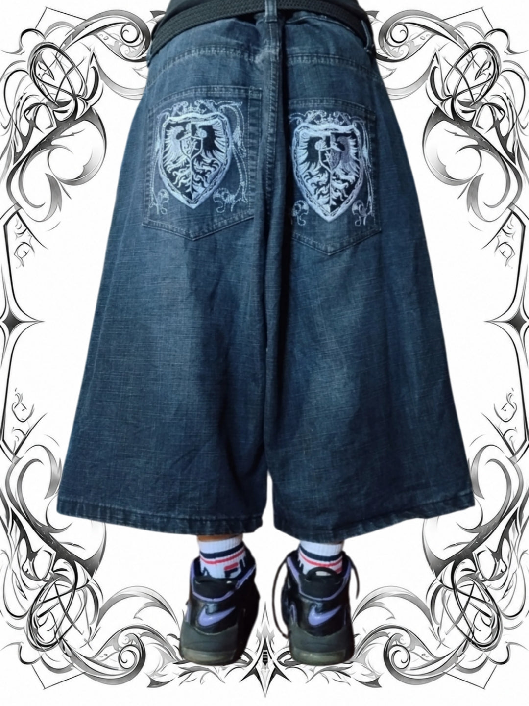 Brooklyn Xpress W42 Baggy Jorts Y2k