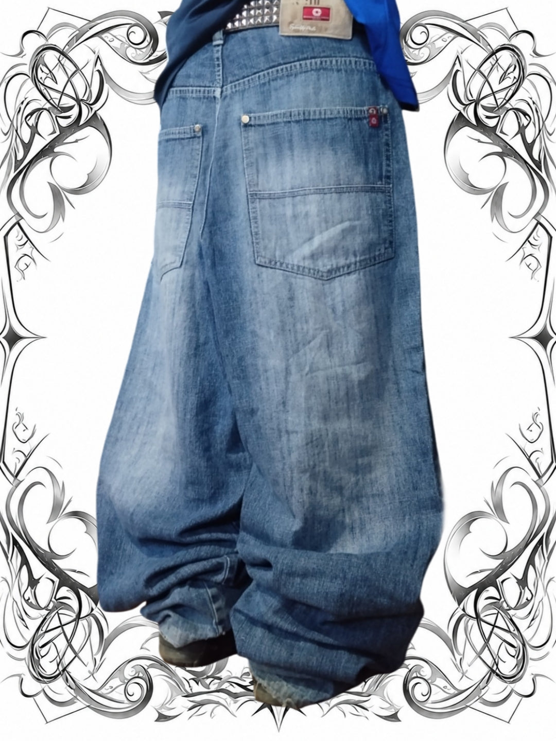 Southpole W32 Red Tab Y2k Baggy Jeans