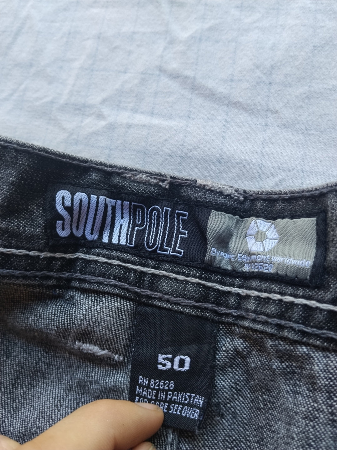 Southpole W50 Black Tab Baggy Jeans Y2k