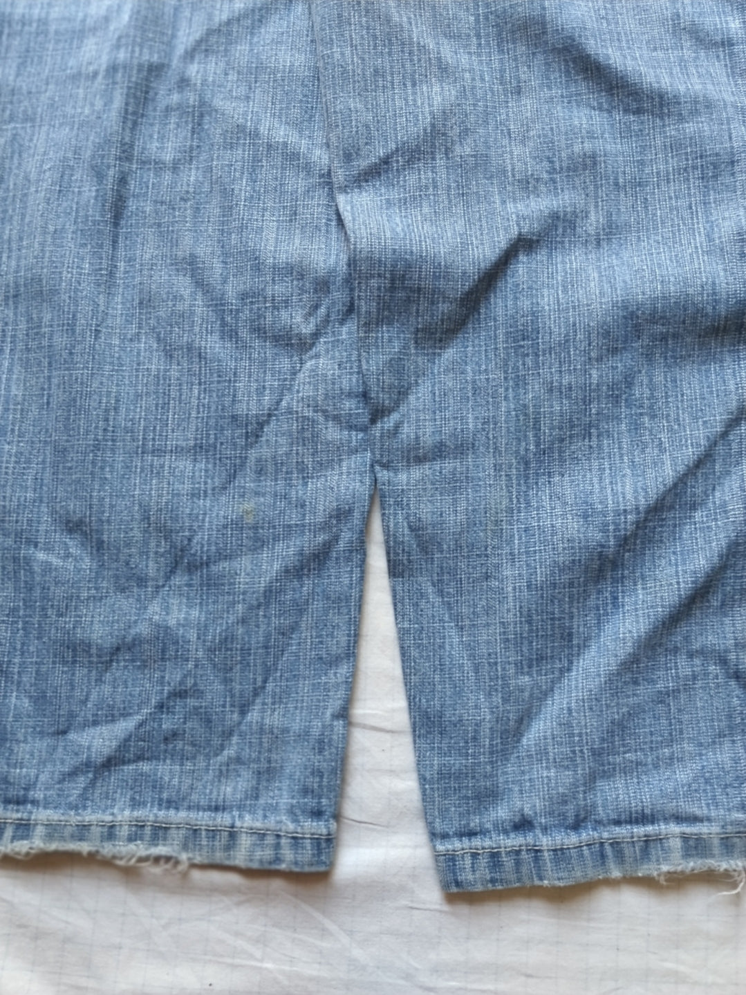 Southpole W42 Cream Tab Baggy Jeans Y2k
