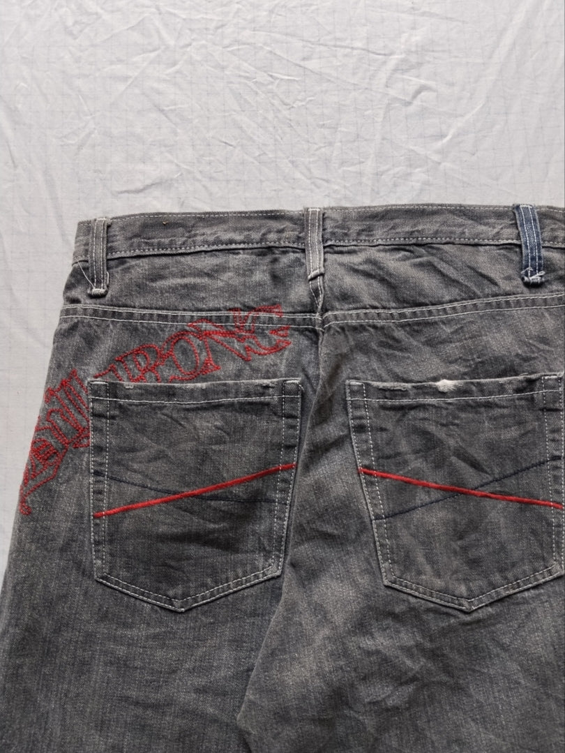 Billabong W34 Baggy Jorts Y2k Vintage Embroidered