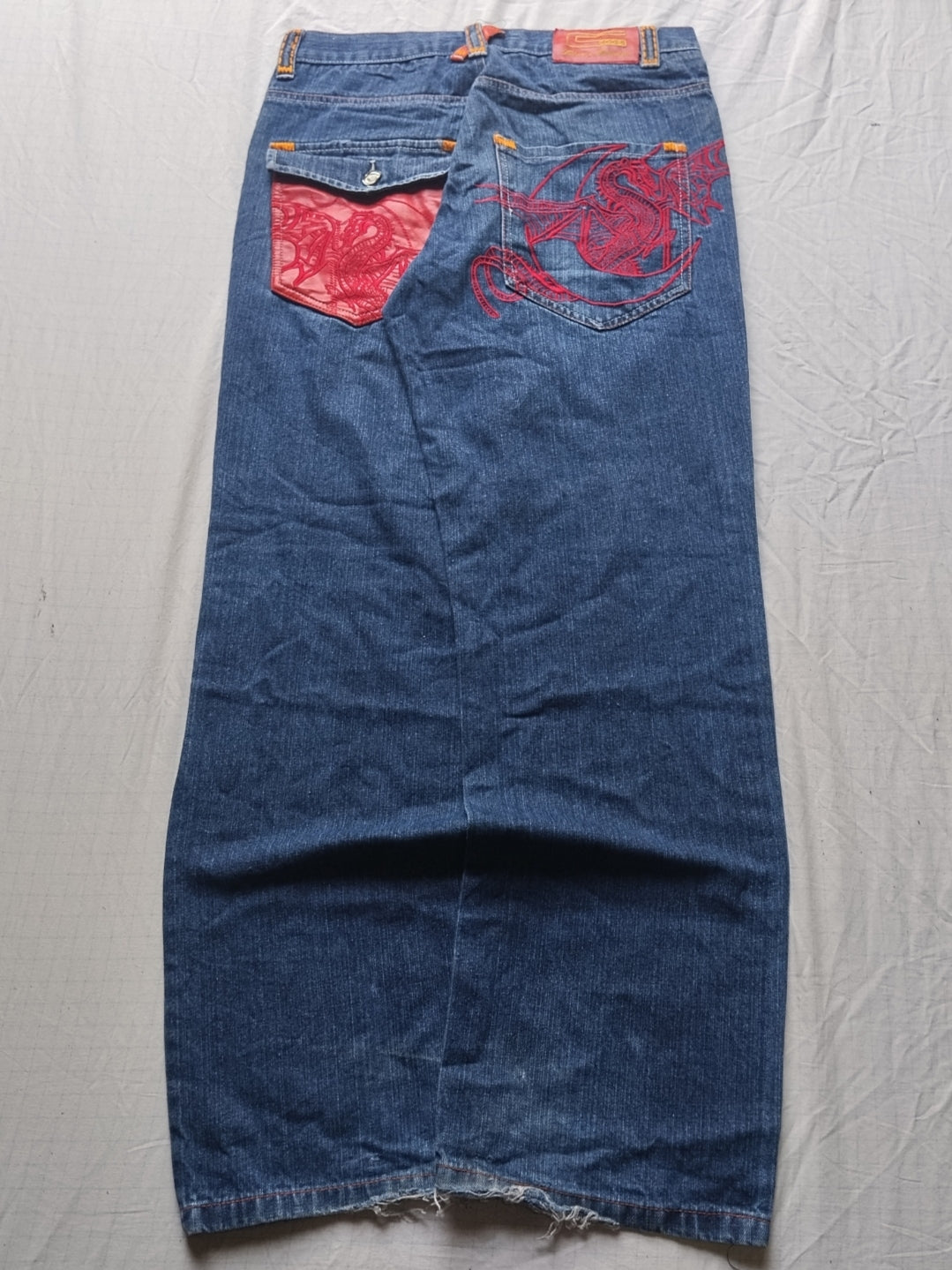 Coogi W34 Limited Edition Dragon Baggy Jeans Y2k