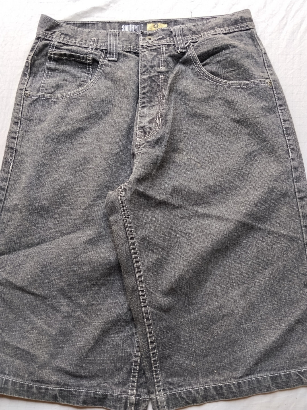 Southpole W34 Gold Tab Baggy Jorts Y2k