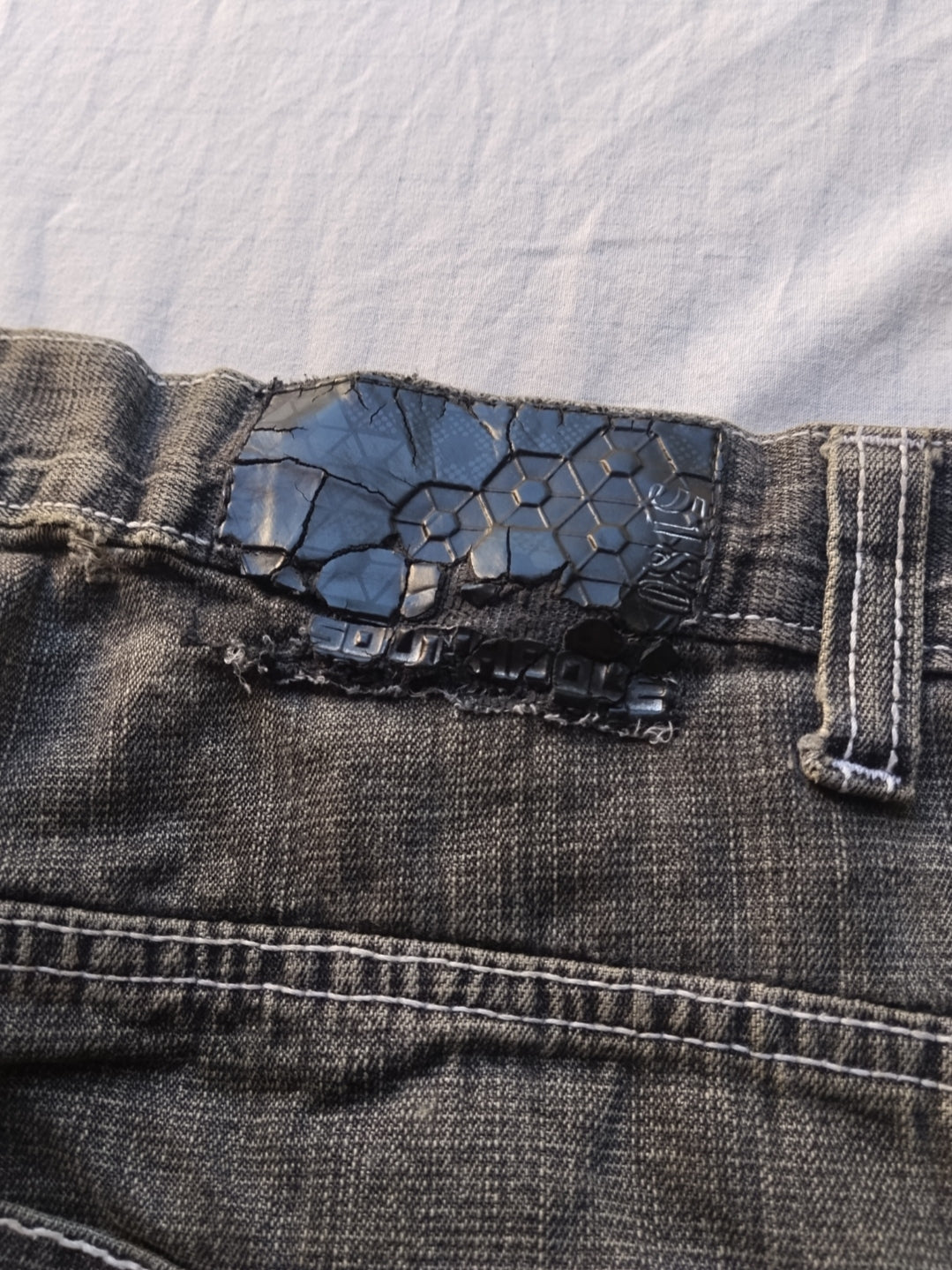 Southpole W38 Brown Tab Baggy Jeans Y2k