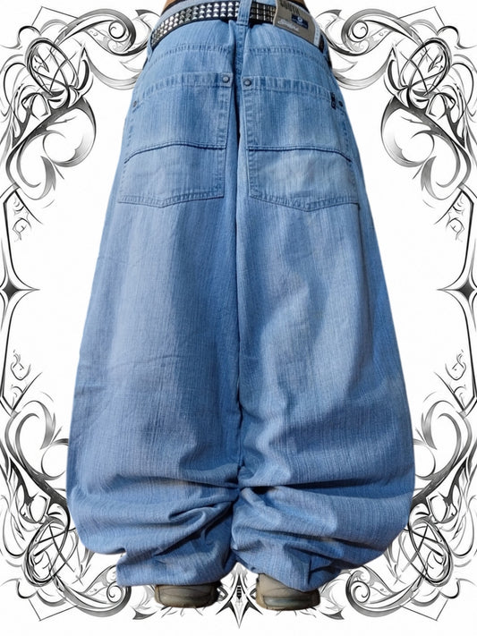 Southpole W36 Navy Tab Og Vintage Baggy Jeans