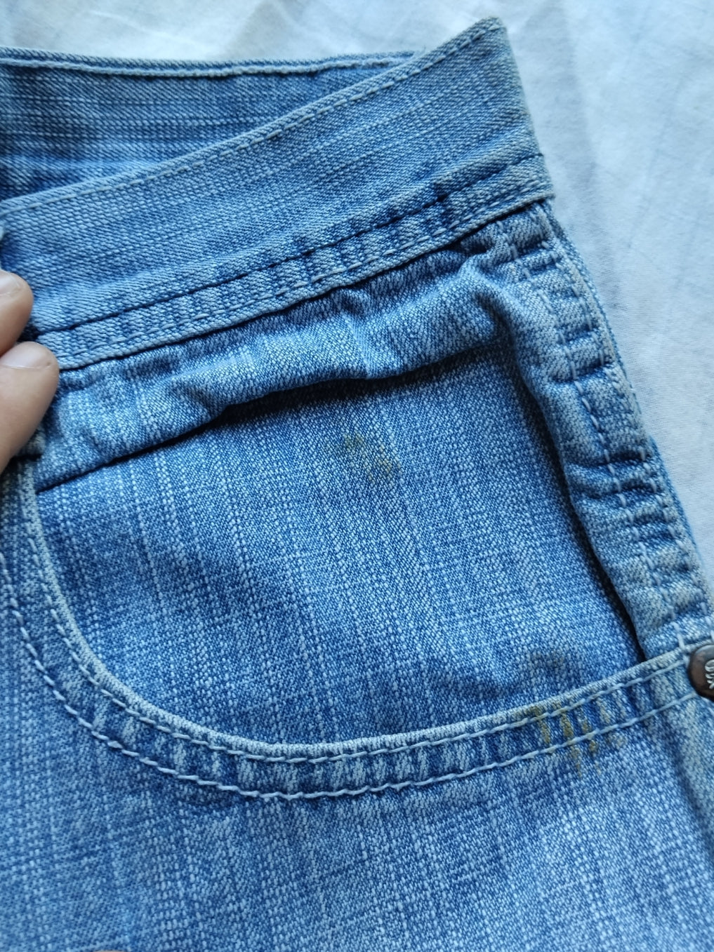 Southpole W36 Navy Tab Og Vintage Baggy Jeans