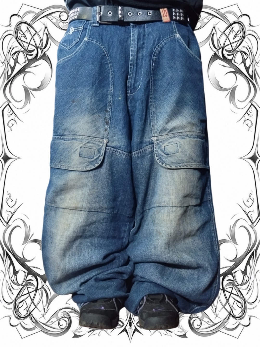 Pure Playaz W38 Baggy Jeans Y2K