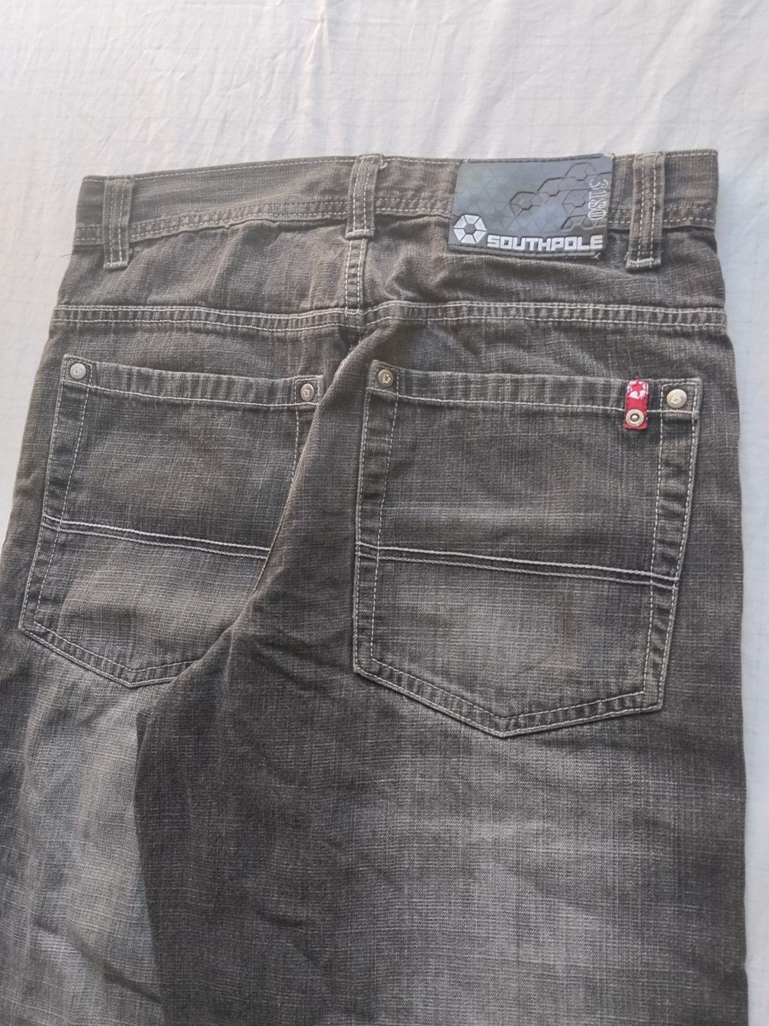 Southpole W29 Red Tab Vintage Y2k Baggy Jeans HipHop