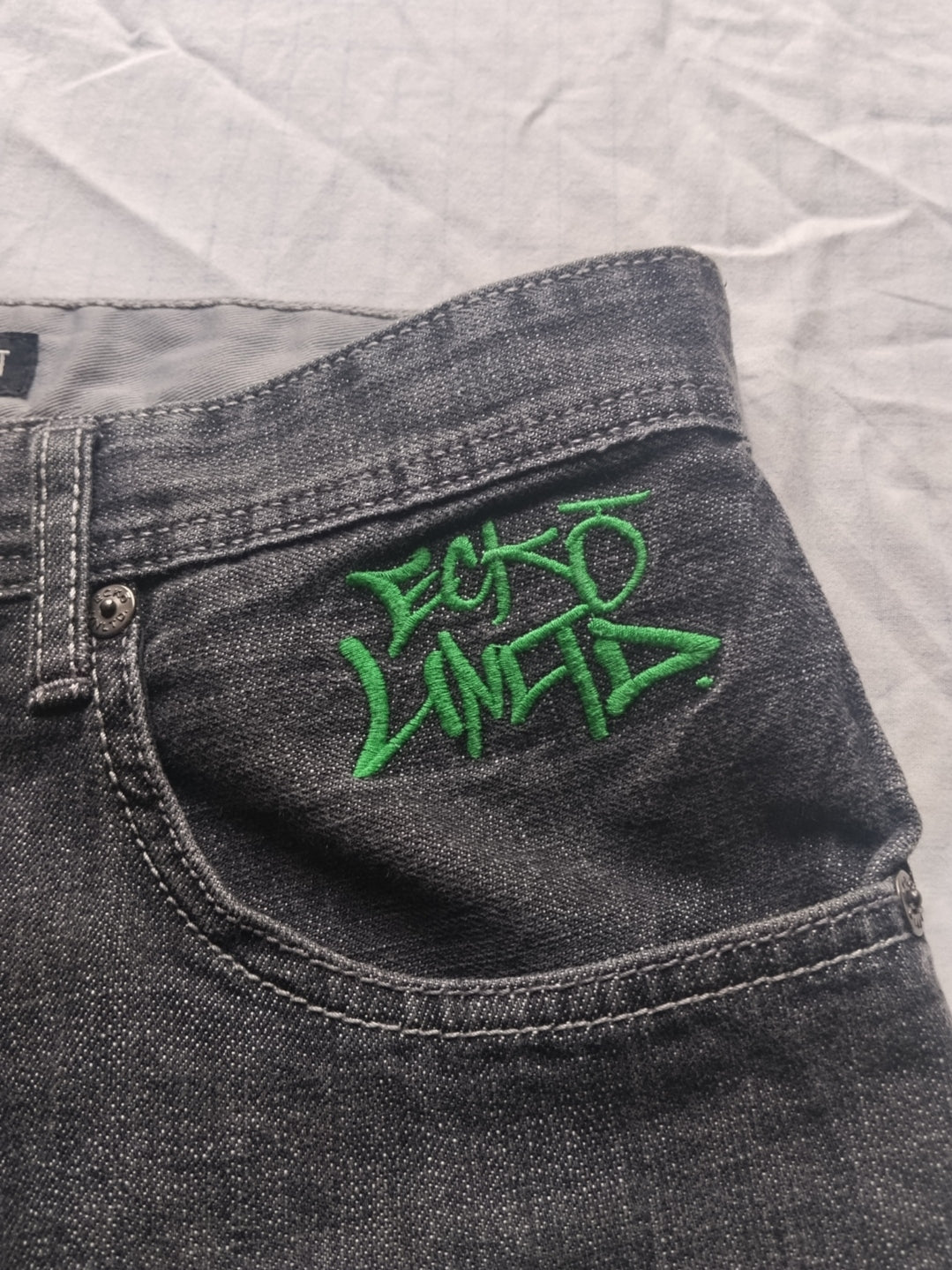 Ecko Unltd W38 Graffiti Baggy Jeans Y2k