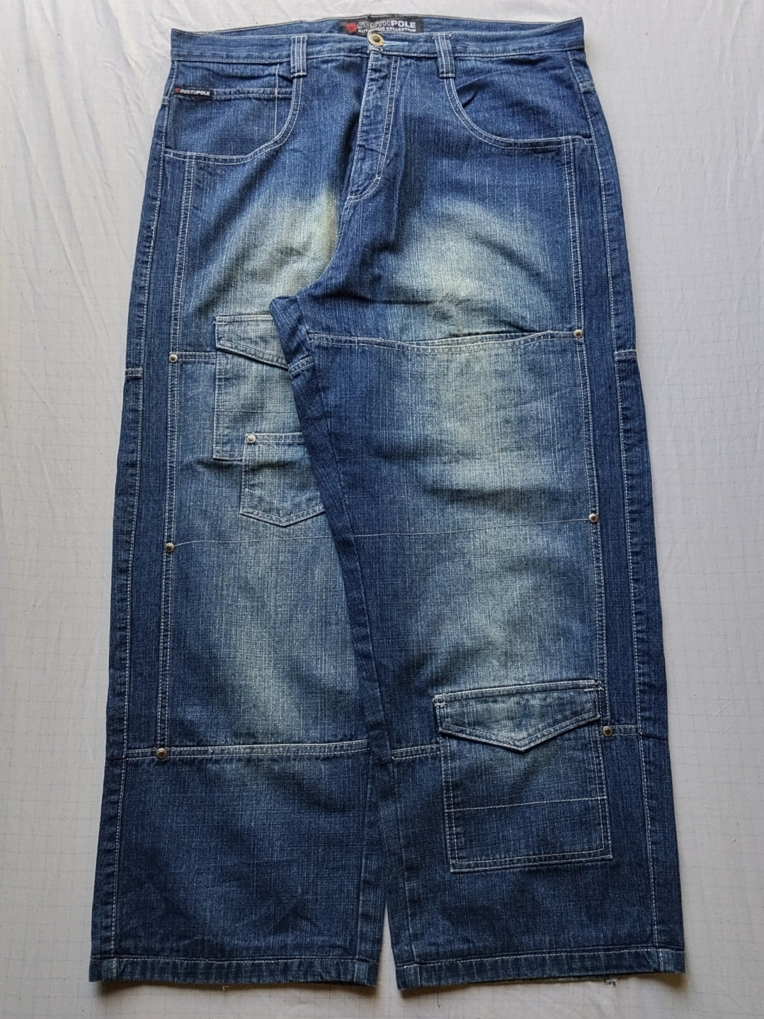 Southpole W38 Baggy Jeans Y2k Cargo Vintage