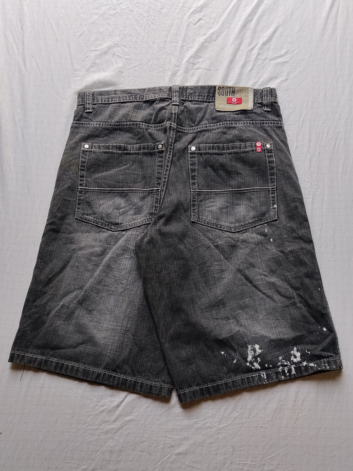 Southpole W36 Red Tab Baggy Jorts Y2k