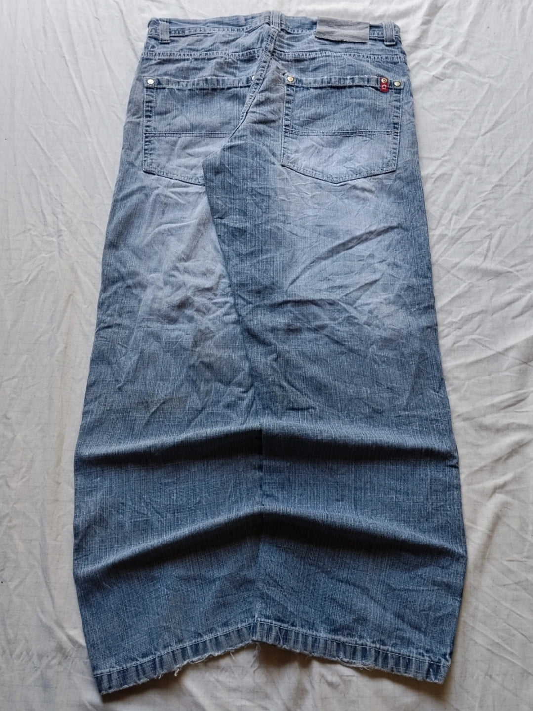 Southpole W34 Red Tab Custom Fit Baggy Jeans Y2k