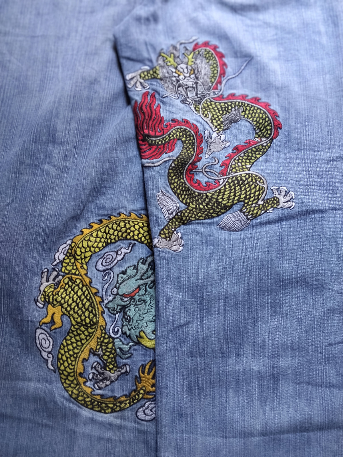 Platinum Gear W42 Baggy Jeans Dragon Y2k