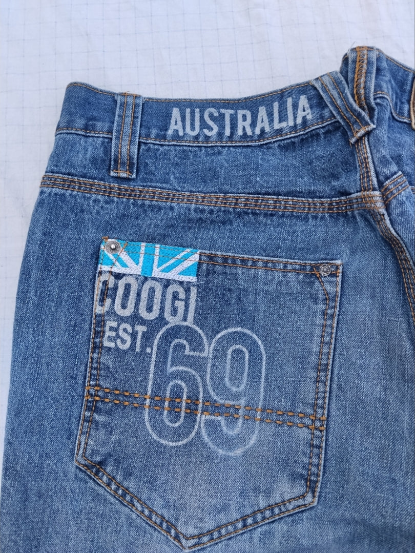 Coogi W36 Baggy Jeans Embroidered Y2k