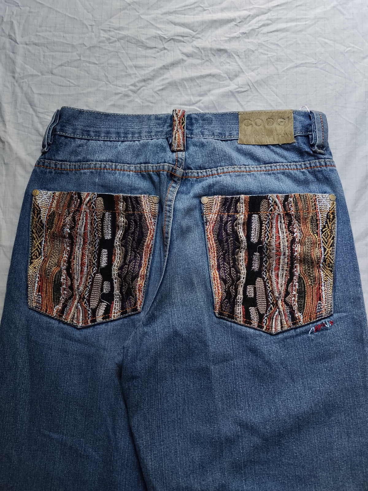 Coogi W32 Baggy Jeans Y2k Embroidered Vintage