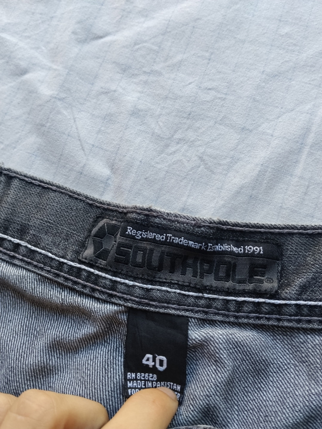 Southpole W40 Brown Tab Baggy Jeans Y2k