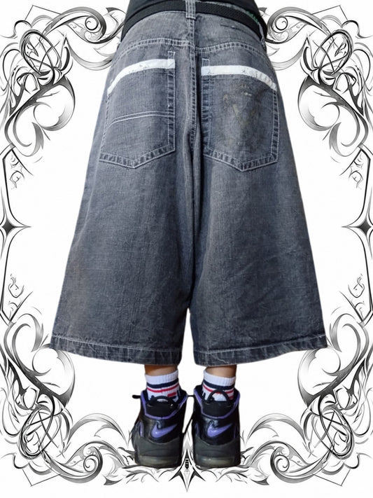 Southpole W34 Gold Tab Baggy Jorts Y2k