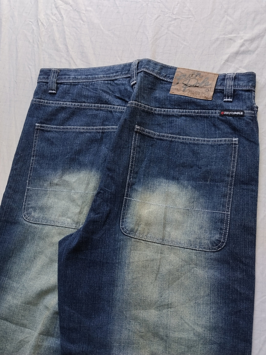 Southpole W38 Baggy Jeans Y2k Embroidered Jeans