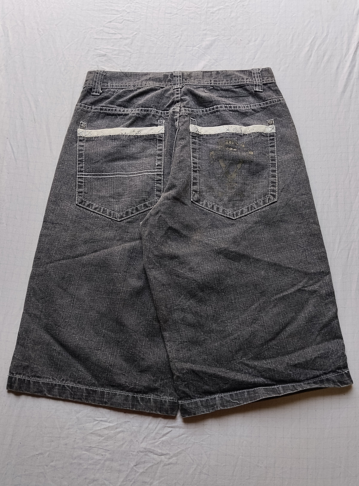 Southpole W34 Gold Tab Baggy Jorts Y2k