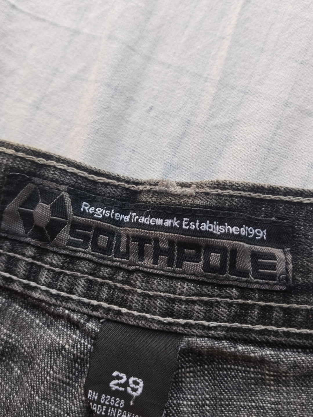 Southpole W29 Red Tab Vintage Y2k Baggy Jeans HipHop