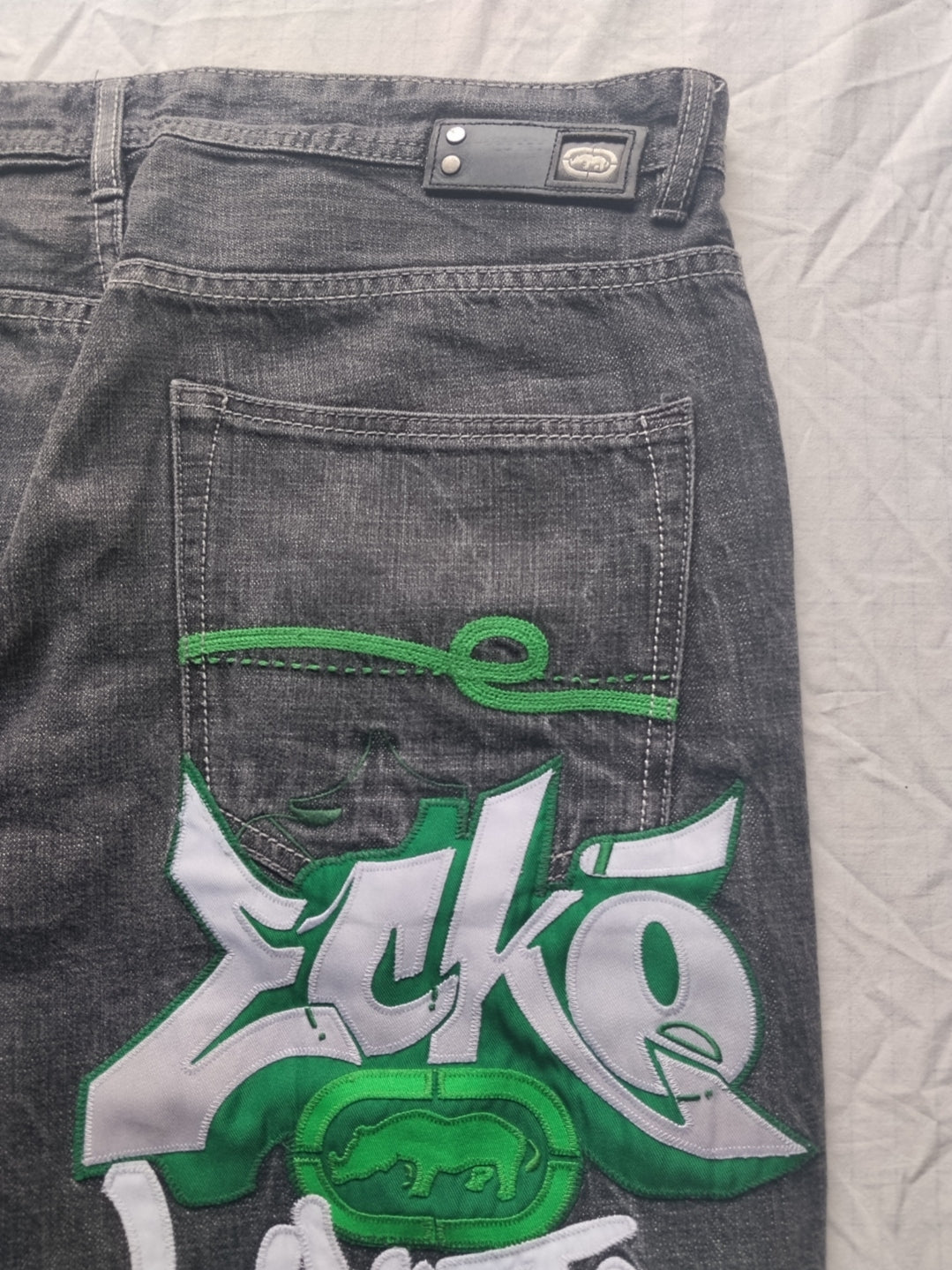 Ecko Unltd W38 Graffiti Baggy Jeans Y2k