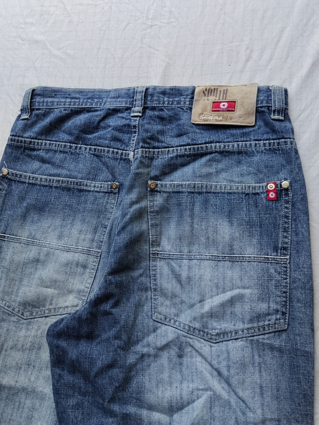 Southpole W32 Red Tab Y2k Baggy Jeans