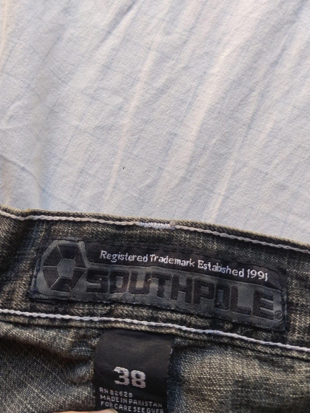 Southpole W38 Brown Tab Baggy Jeans Y2k