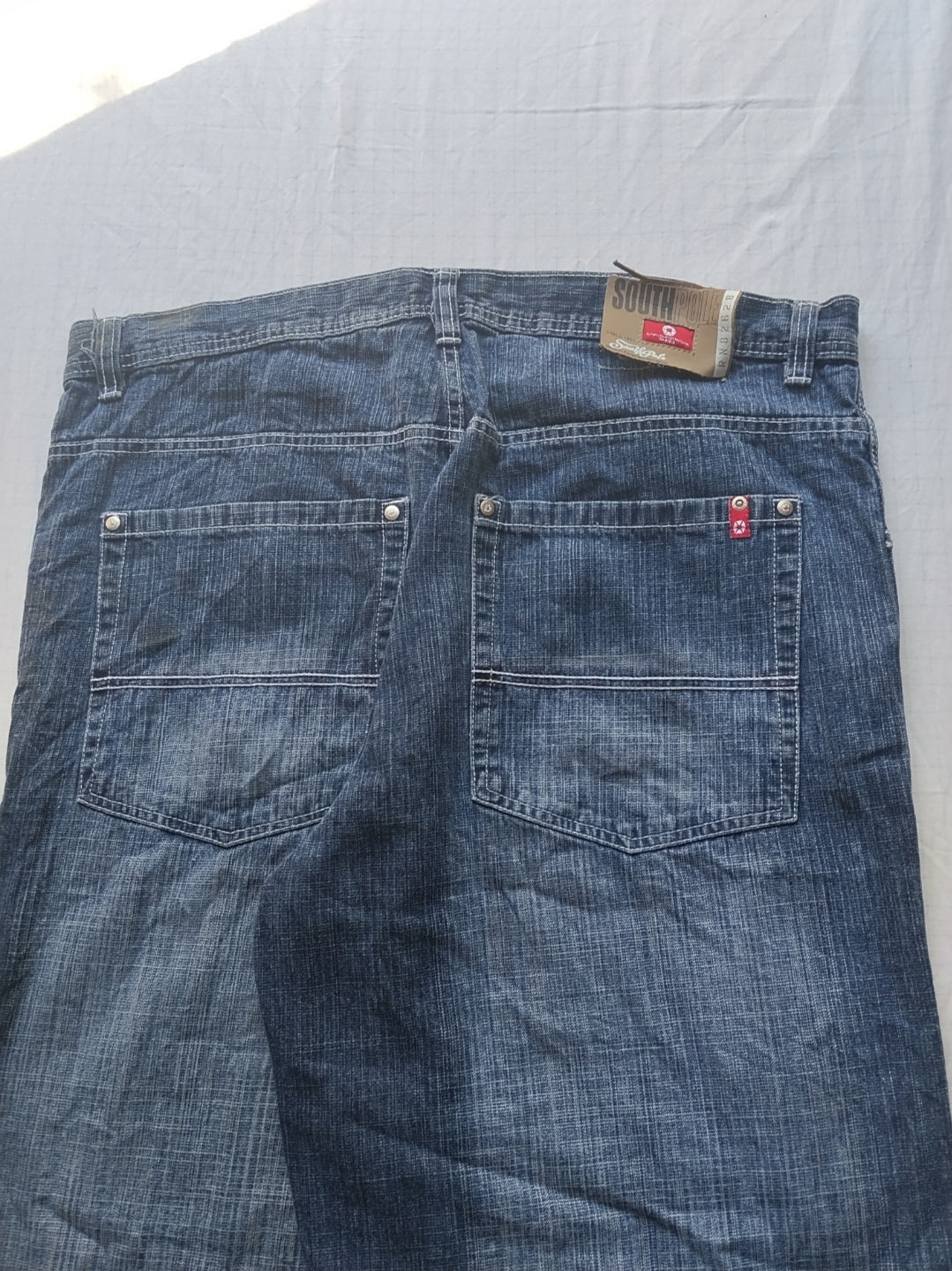 Southpole W42 Red Tab Baggy Jeans Y2k