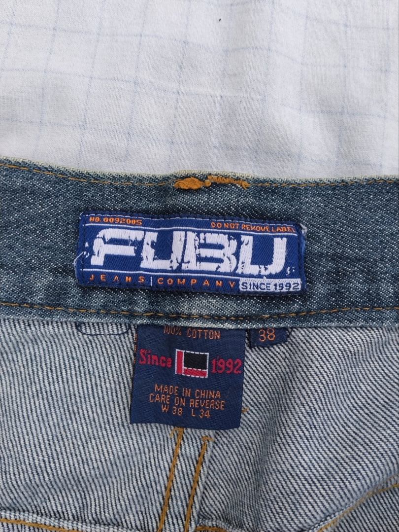 Fubu W38 Baggy Jeans Y2k HipHop Vintage