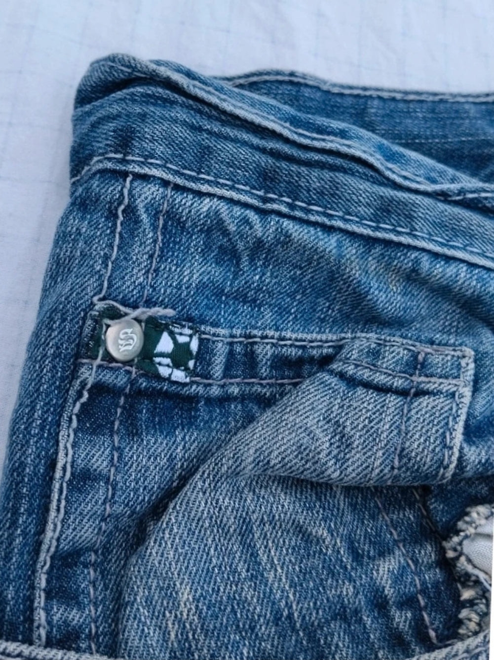 Southpole W34 Green Tab Baggy Jeans Y2k