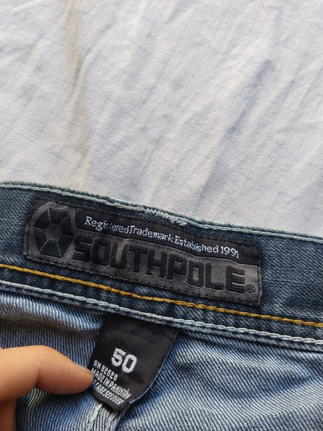 Southpole W50 Brown Tab Baggy Jeans Y2k