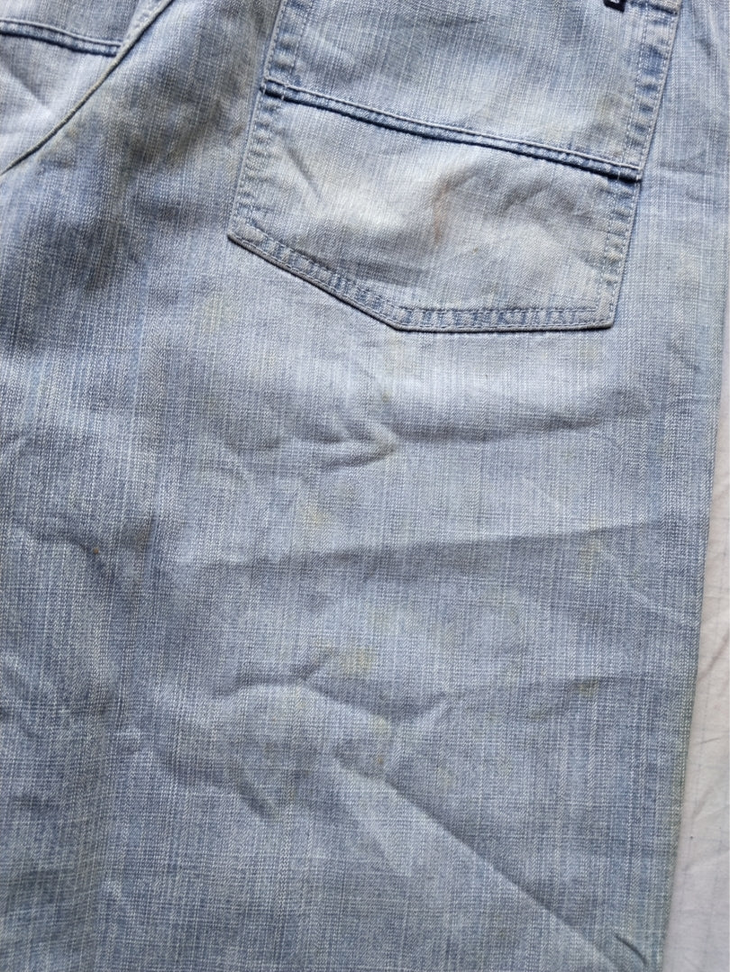 Southpole W36 Navy Tab Og Vintage Baggy Jeans