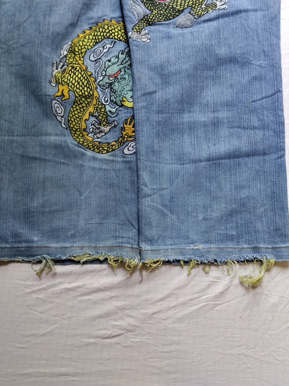 Platinum Gear W42 Baggy Jeans Dragon Y2k
