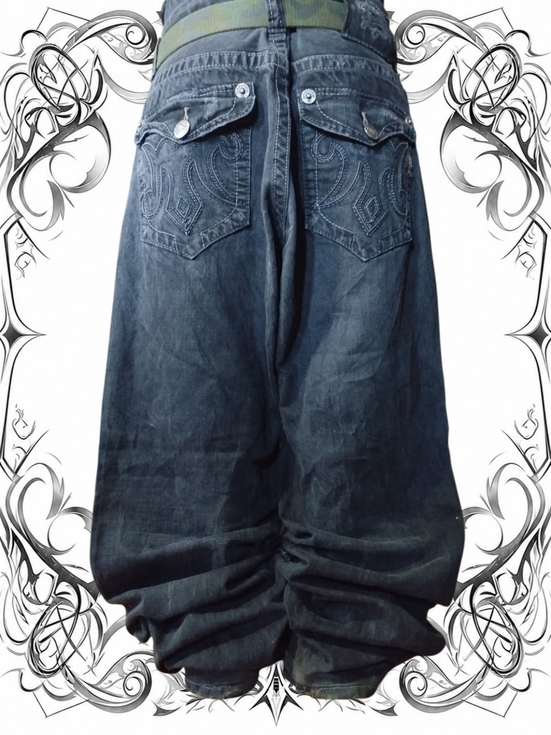 Mek Dnm W40 Bootcut Y2k Jeans Vintage
