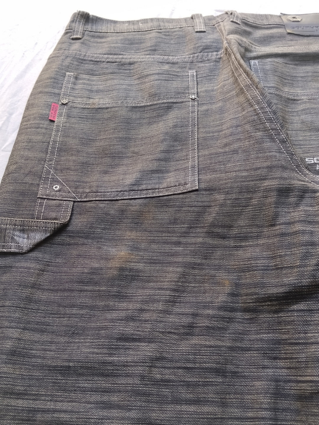 Southpole W38 Shiny Baggy Jeans Y2k