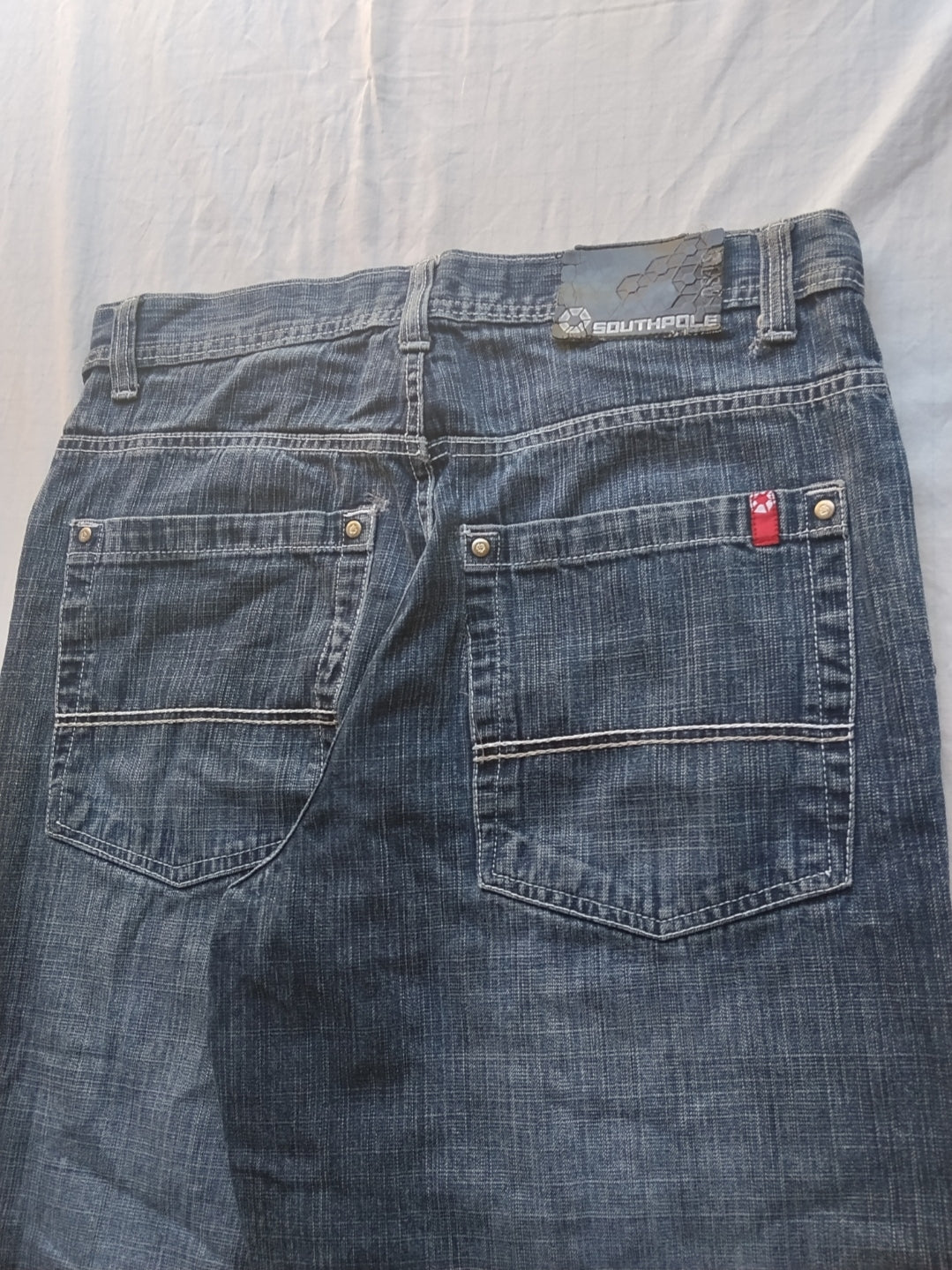 Southpole W34 Red Tab Baggy Jeans Y2k