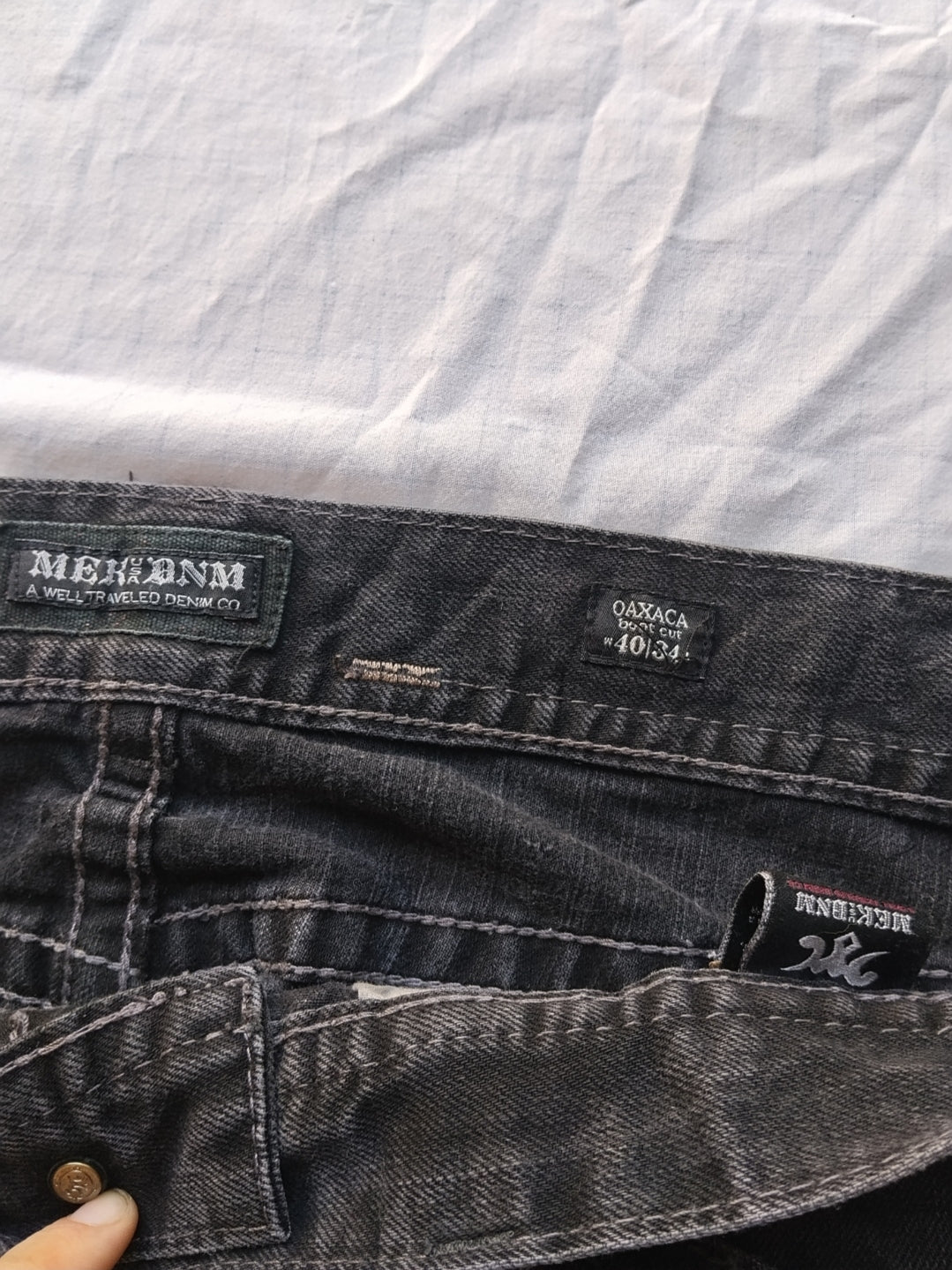 Mek Dnm W40 Bootcut Y2k Jeans Vintage