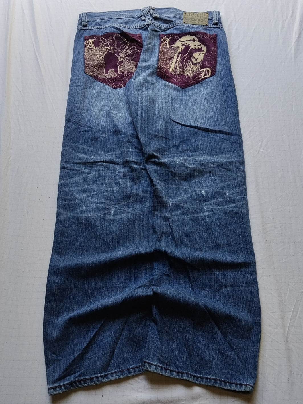 Artful Dodger W36 Velour Y2k Vintage Jeans