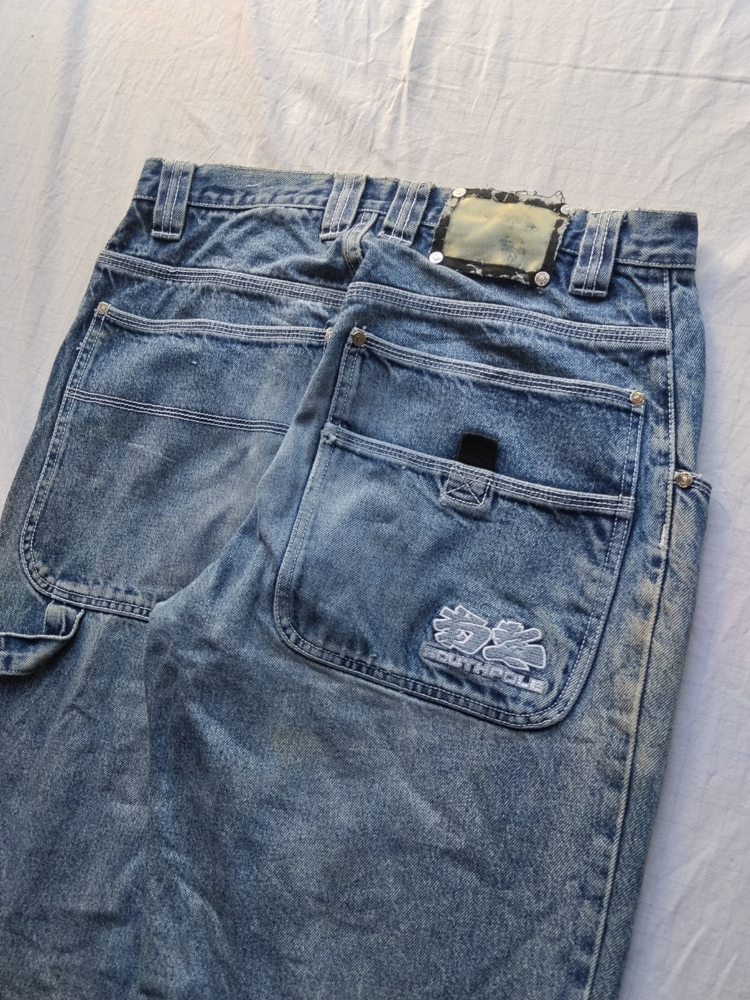 Southpole W33 Japanese Kanji Baggy Jeans Y2k Vintahe