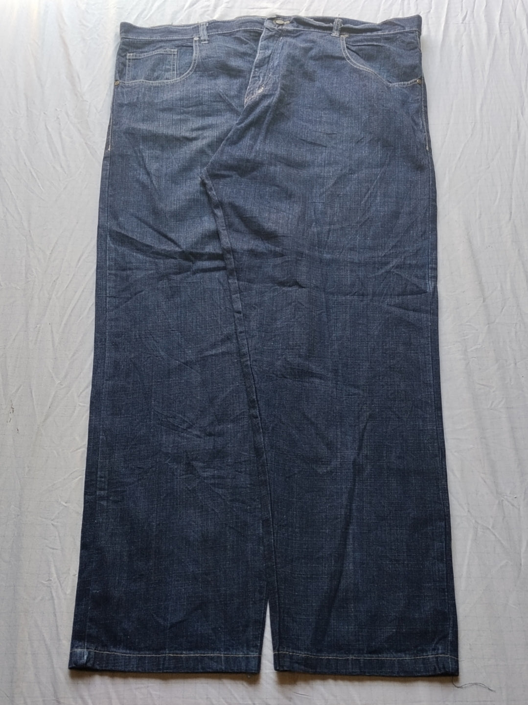 Corcked W48 Baggy Jeans Y2k Embroidered